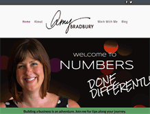 Tablet Screenshot of amybradbury.com